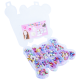 Set creativ margele cutie plastic ursulet